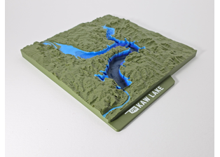 Kaw Lake Topographic Map - Hero Image
