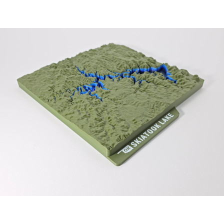 Skiatook Lake Topographic Map - Hero Image