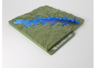 Waurika Lake Topographic Map - Hero Image